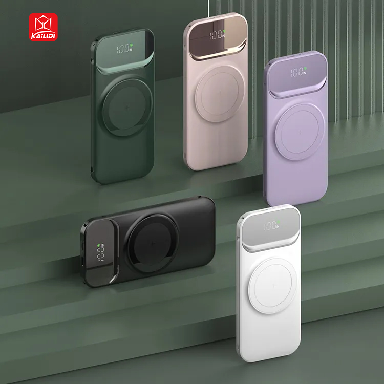 MagCharge Pro 10000 Soft Lilac colorway — all three colors: Black, Green, Purple